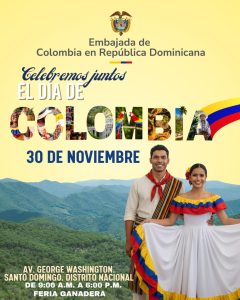 Embajada colombiana en RD celebra el "Día de Colombia" con una fiesta gratuita para toda la familia