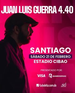 Anuncian fecha para concierto de Juan Luis Guerra en Santiago