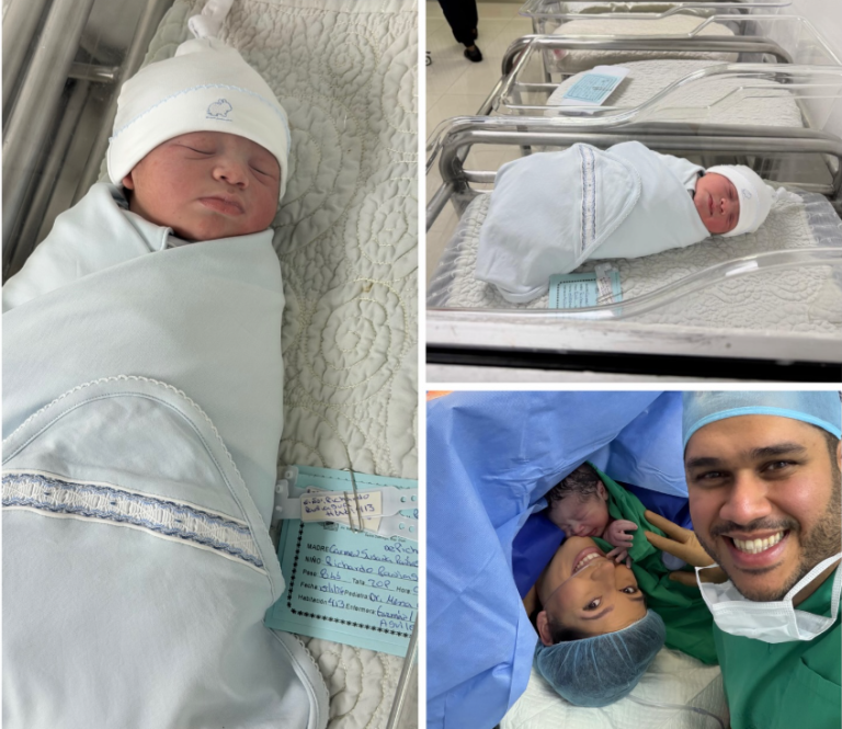Juan Carlos Pichardo le da la bienvenida a su segundo hijo