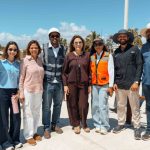 Carolina supervisa avances en cancha de fútbol y skate park del Malecón Deportivo