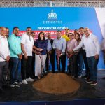 Kelvin Cruz inicia reconstrucción de dos multiusos en Hermanas Mirabal