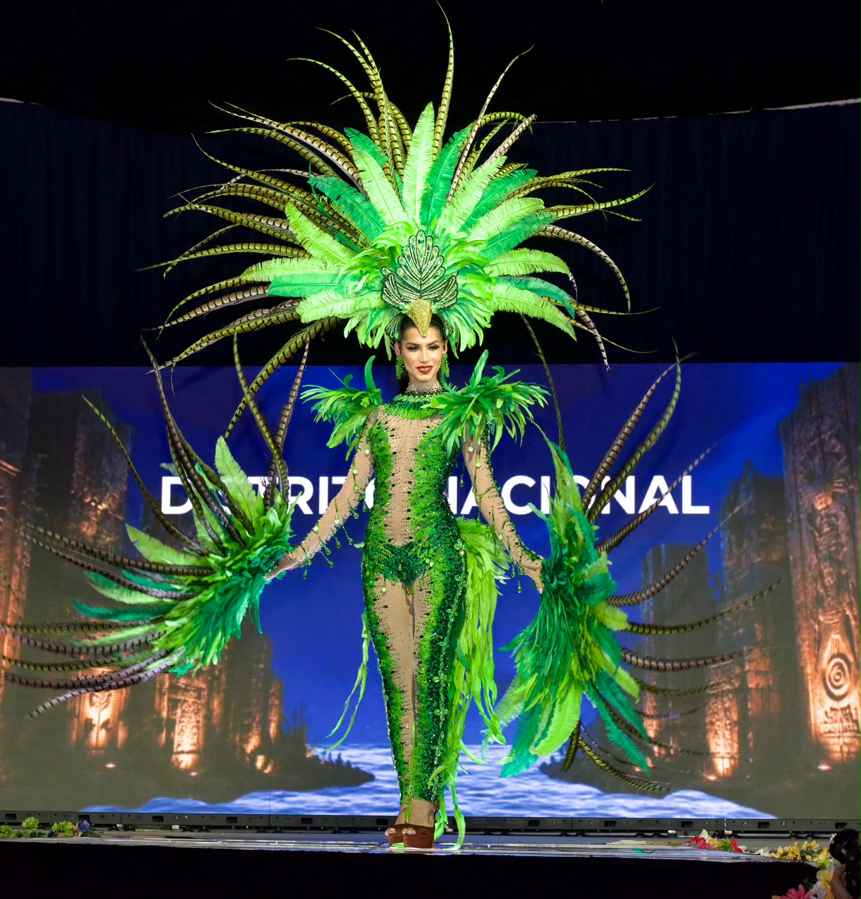 La creatividad deslumbra en la Competencia de Trajes Típicos del Miss Universo RD 2026
