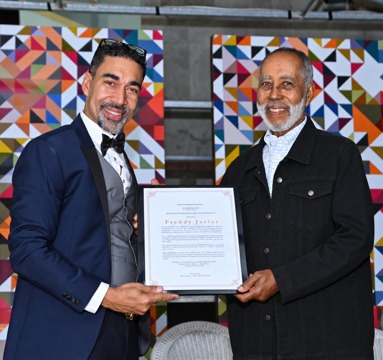propone al maestro Freddy Javier para el Premio Nacional de Artes Visuales