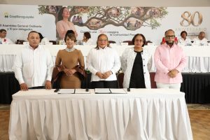 (COOP Manoguayabo) y CBM Prospección, SRL, a través de CBM Jobs, formalizaron un convenio interinstitucional para impulsar el primer empleo y la formación